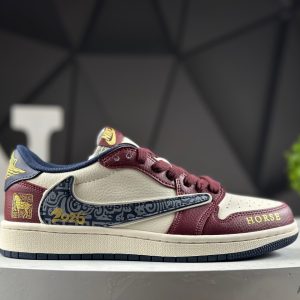 Nike Air Jordan 1 Low x Travis Scott Year of the Horse JY6988-125 Sneakers