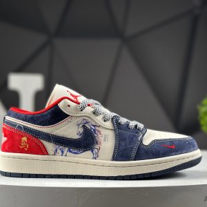 Nike Air Jordan 1 Low x Travis Scott Year of the Horse JY6988-135 Sneakers