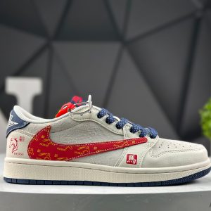 Nike Air Jordan 1 Low x Travis Scott Year of the Horse ZH2598-905 Sneakers