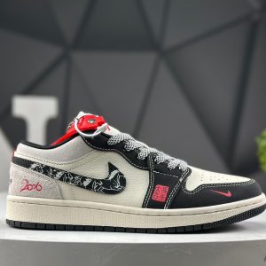 Nike Air Jordan 1 Low Year of the Horse Lemon Black White LX1988-826 Sneakers