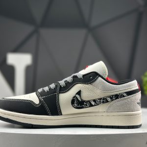 Nike Air Jordan 1 Low Year of the Horse Lemon Black White LX1988-826 Sneakers