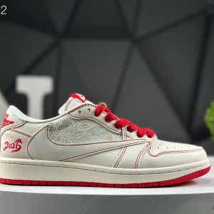 Nike Air Jordan 1 Low x Travis Scott Year of the Horse Reverse Mocha Mocha XT6998-159 Sneakers