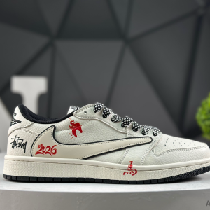 Nike Air Jordan 1 Low x Travis Scott Year of the Horse CS5288-703 Sneakers