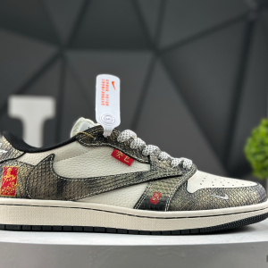 Nike Air Jordan 1 Low x Travis Scott Year of the Horse YX5-066 Sneakers