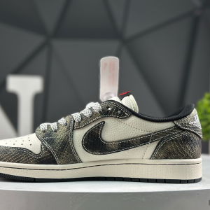 Nike Air Jordan 1 Low x Travis Scott Year of the Horse YX5-066 Sneakers