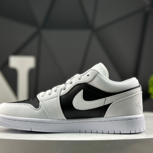 Nike Air Jordan 1 Low Lemon Black White Blue DC0774-100 Sneakers