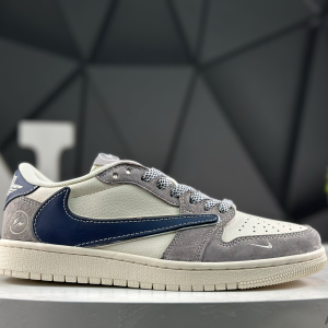 Nike Air Jordan 1 Low x Travis Scott x Fragment Reverse Mocha Mocha Fragment CF3688-066 Sneakers