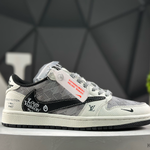 Nike Air Jordan 1 Low x Travis Scott White Red DZ2688-013 Sneakers
