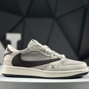 Nike Air Jordan 1 Low x Travis Scott x Fragment Reverse Mocha Mocha Fragment LX1988-100 Sneakers