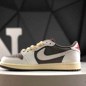 Nike Air Jordan 1 Low x Travis Scott Reverse Mocha Sneakers