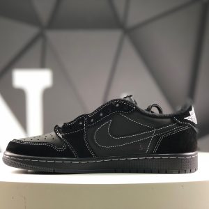Nike Air Jordan 1 Low x Travis Scott Black Phantom Sneakers