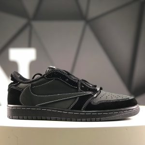 Nike Air Jordan 1 Low x Travis Scott Black Phantom Sneakers