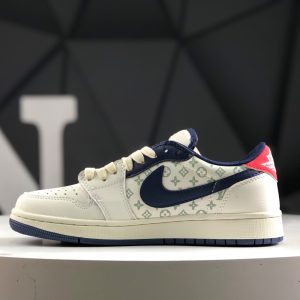 Nike Air Jordan 1 Low x Travis Scott Bape Fragment Sneakers