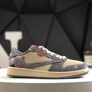Nike Air Jordan 1 Low x Travis Scott Fragment Black Wukong CH6336-013 Sneakers