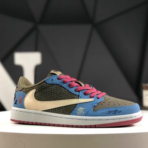 Nike Air Jordan 1 Low x Travis Scott Fragment Black Wukong CH6336-015 Sneakers