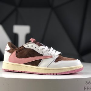 Nike Air Jordan 1 Low x Travis Scott Fragment Reverse Mocha DZ4137-206 Sneakers