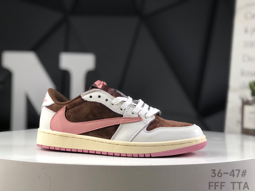 Nike Air Jordan 1 Low x Travis Scott Fragment Reverse Mocha DZ4137-206 Sneakers