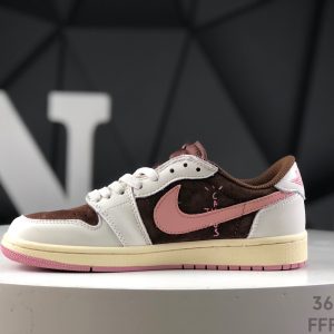 Nike Air Jordan 1 Low x Travis Scott Fragment Reverse Mocha DZ4137-206 Sneakers