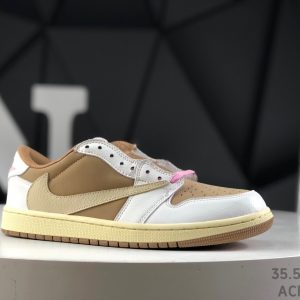 Nike Air Jordan 1 Low x Travis Scott Fragment Reverse Mocha DM7866-106 Sneakers