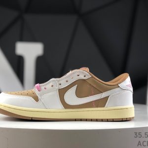 Nike Air Jordan 1 Low x Travis Scott Fragment Reverse Mocha DM7866-106 Sneakers