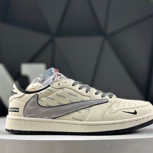 Nike Air Jordan 1 Low x Travis Scott Fragment LD2028-063 Sneakers