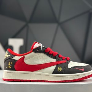 Nike Air Jordan 1 Low x Travis Scott Fragment MZ9588-828 Sneakers