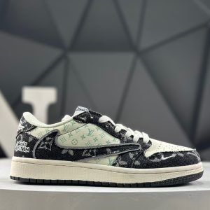 Nike Air Jordan 1 Low x Travis Scott Fragment XD0798-301 Sneakers