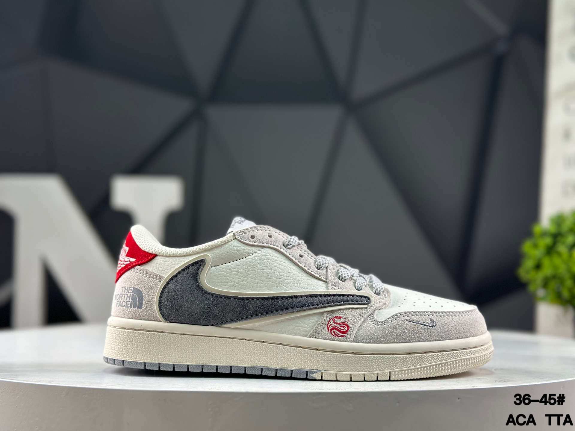 Nike Air Jordan 1 Low x Travis Scott Fragment Reverse Mocha SJ2068-145 Sneakers