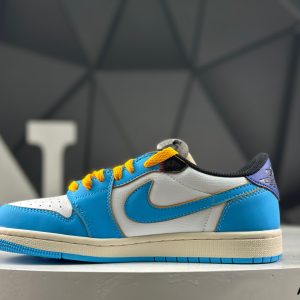 Nike Air Jordan 1 Low Blue Lemon DZ8986-800 Sneakers