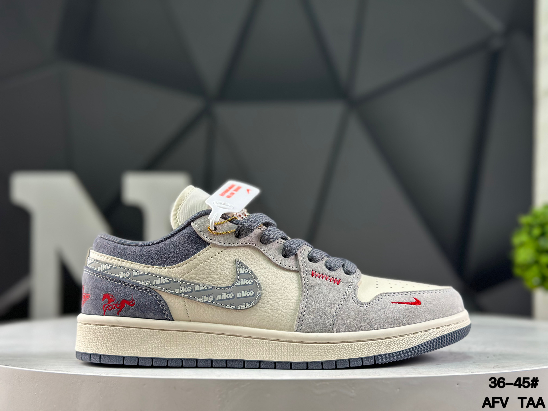 Nike Air Jordan 1 Low Blue Lemon Year of the Horse XY6998-136 Sneakers