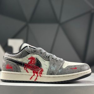 Nike Air Jordan 1 Low x Travis Scott Year of the Horse FC7688-202 Sneakers