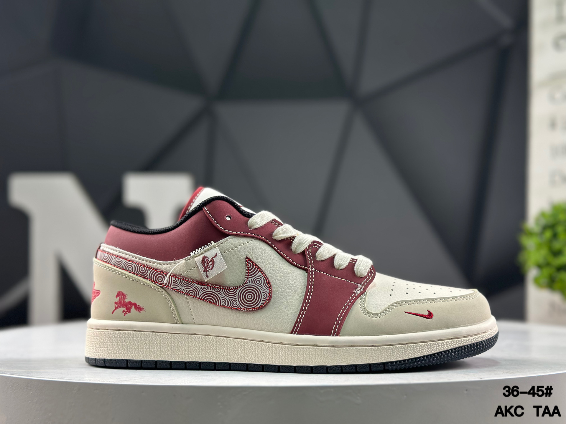 Nike Air Jordan 1 Low Year of the Horse JJ5908-004 Sneakers