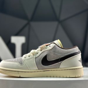 Nike Air Jordan 1 Low Blue Black White Yellow XX2408-008 Sneakers