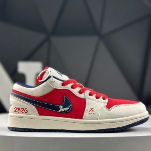 Nike Air Jordan 1 Low x Travis Scott Year of the Horse ZH2598-504 Sneakers