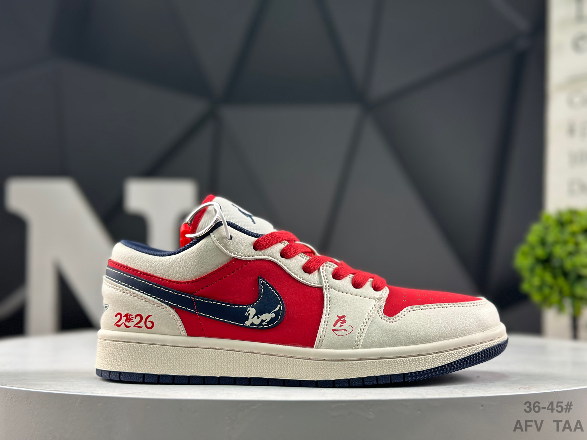 Nike Air Jordan 1 Low x Travis Scott Year of the Horse ZH2598-504 Sneakers