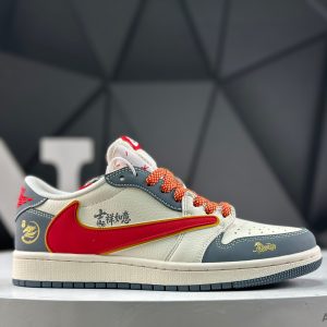 Nike Air Jordan 1 Low x Travis Scott Year of the Horse JJ2508-104 Sneakers