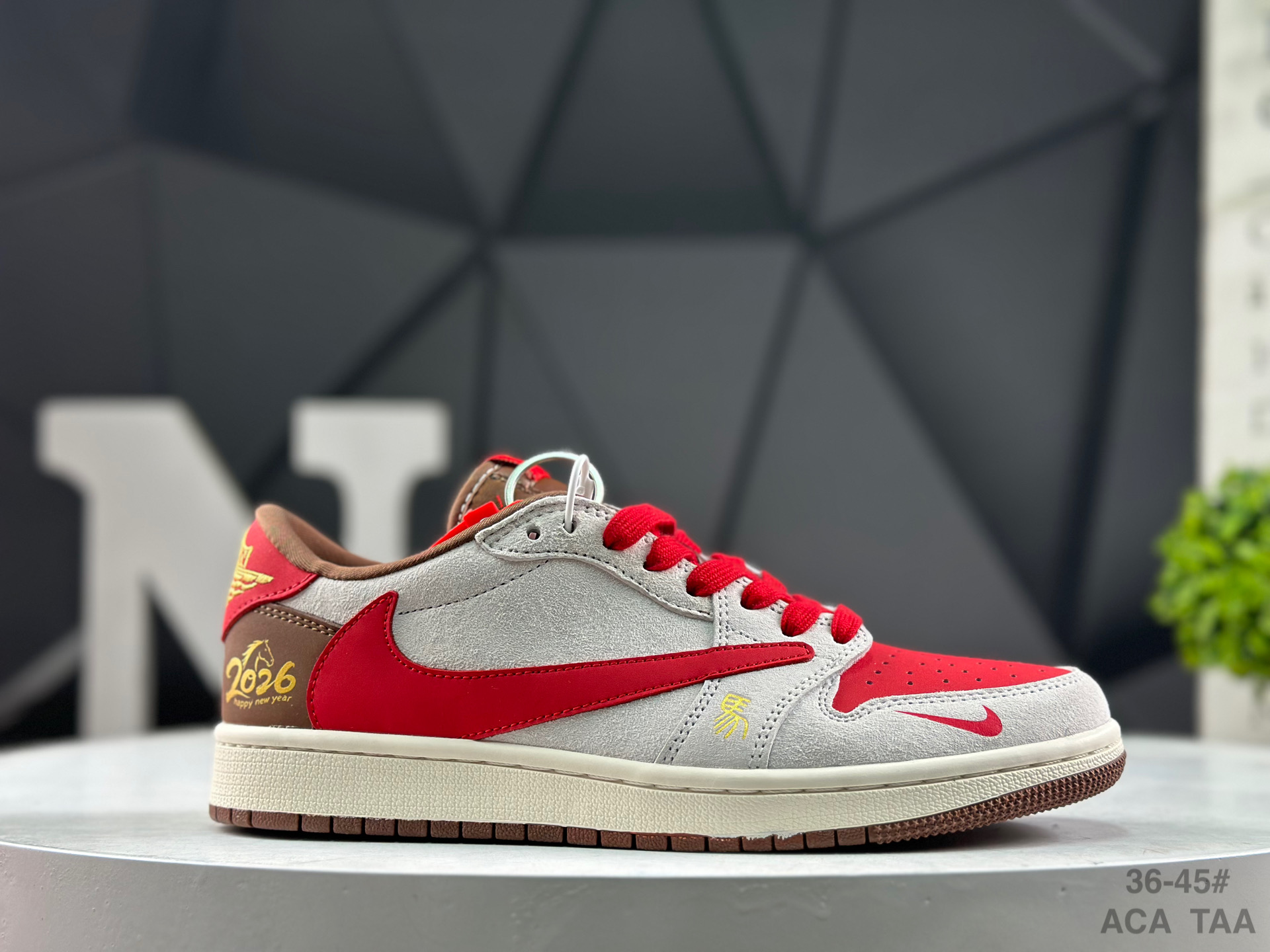 Nike Air Jordan 1 Low x Travis Scott Year of the Horse FC1688-248 Sneakers