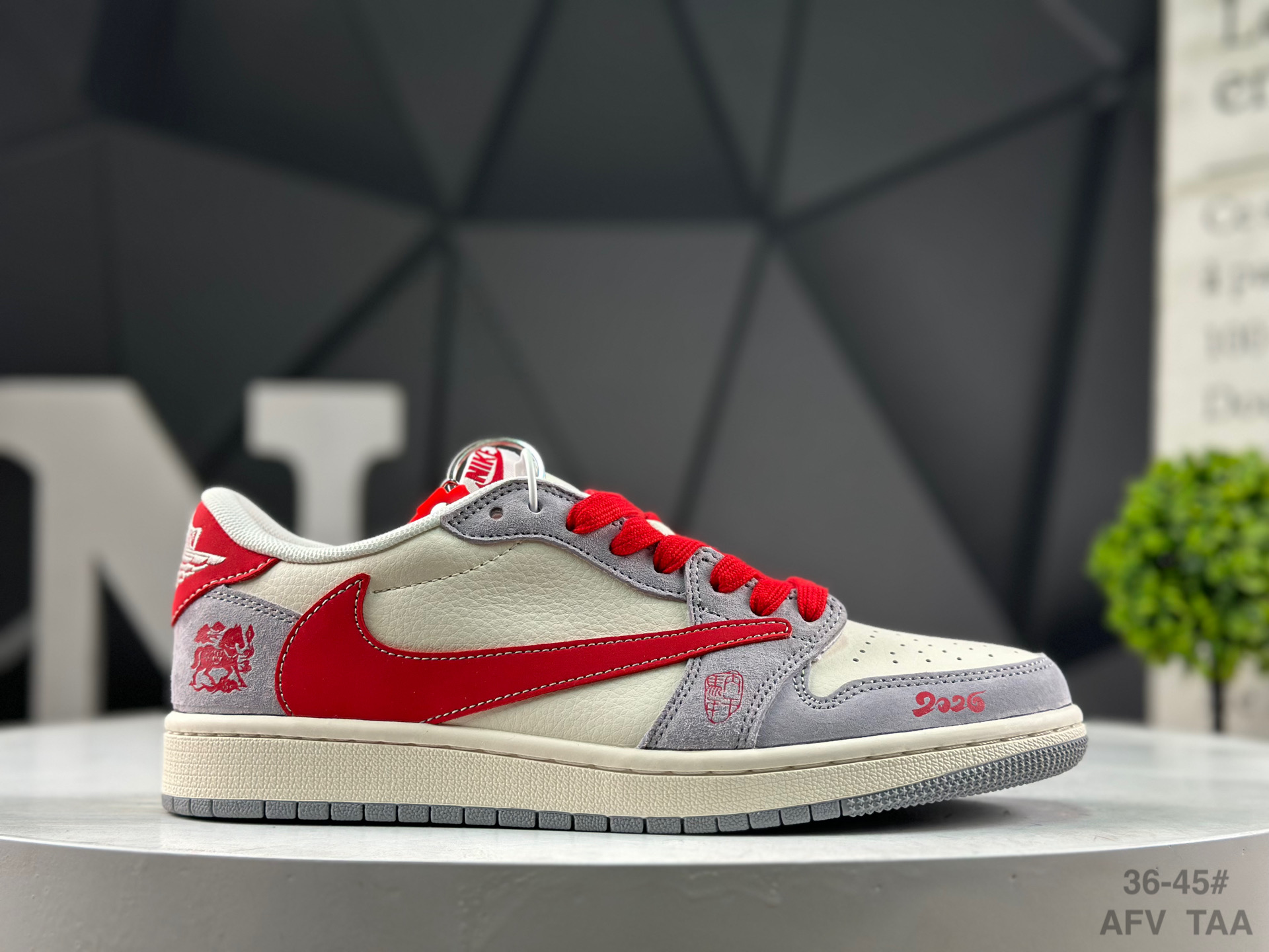 Nike Air Jordan 1 Low x Travis Scott Year of the Horse LX1988-804 Sneakers