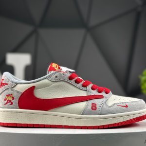 Nike Air Jordan 1 Low x Travis Scott Year of the Horse QW5288-141 Sneakers