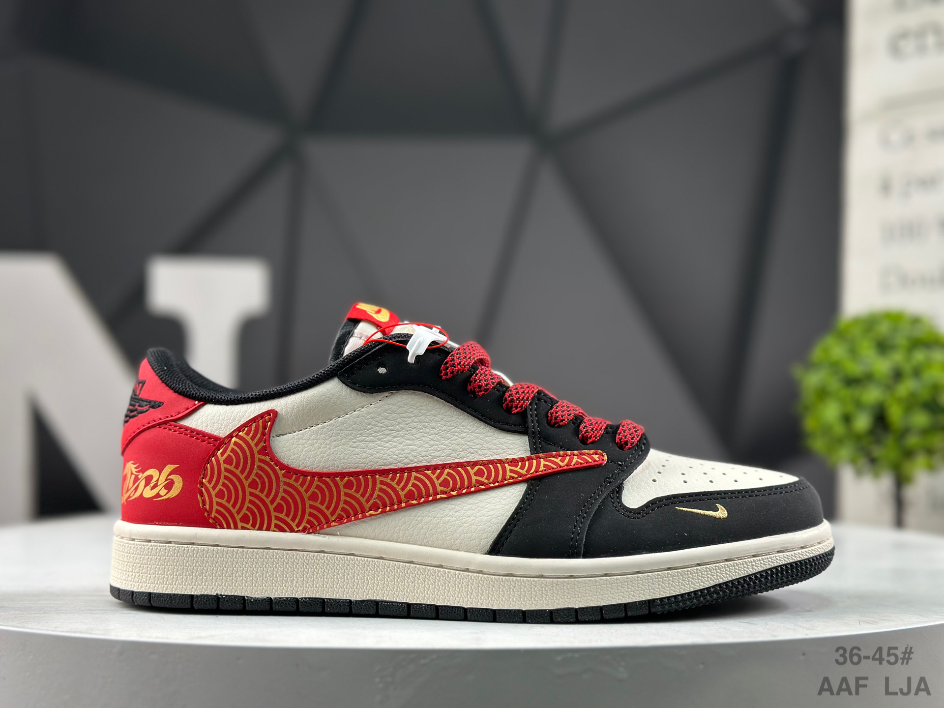 Nike Air Jordan 1 Low x Travis Scott Year of the Horse QW5288-143 Sneakers