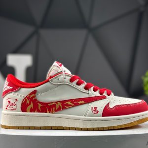 Nike Air Jordan 1 Low x Travis Scott Year of the Horse ZH2598-902 Sneakers