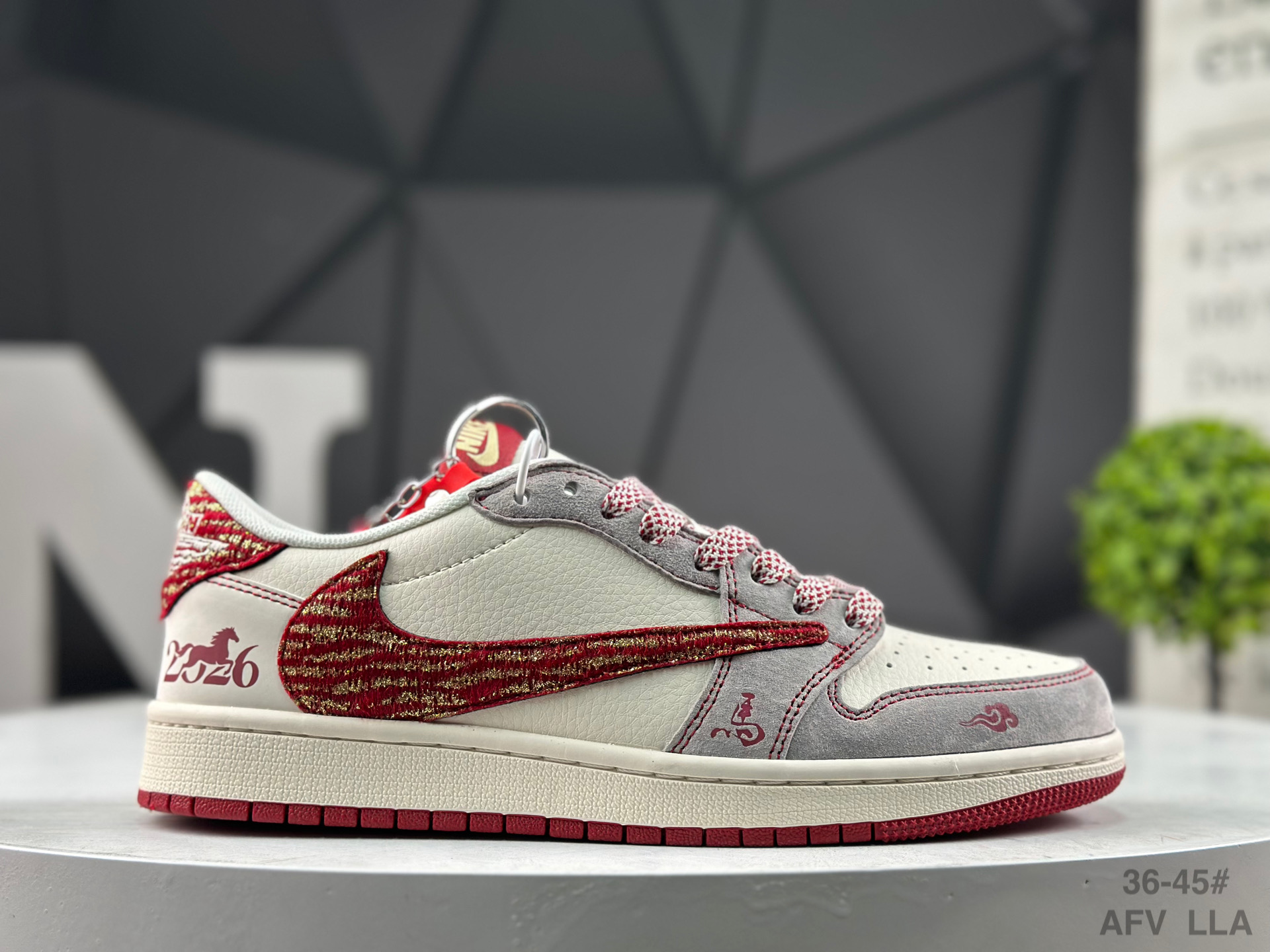 Nike Air Jordan 1 Low x Travis Scott Year of the Horse LX1988-805 Sneakers