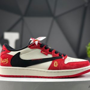 Nike Air Jordan 1 Low x Travis Scott Year of the Horse ZH2598-142 Sneakers