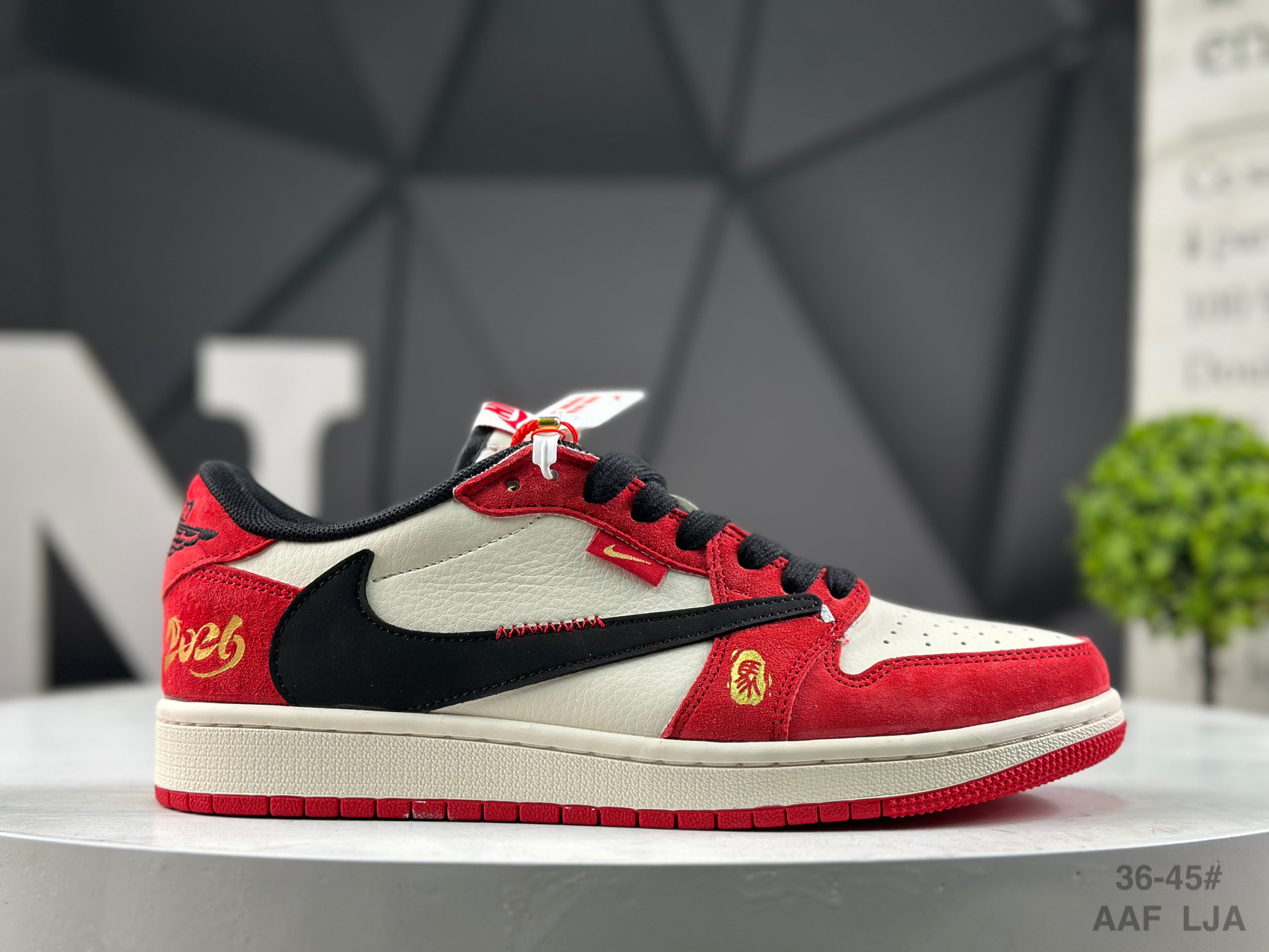 Nike Air Jordan 1 Low x Travis Scott Year of the Horse ZH2598-142 Sneakers